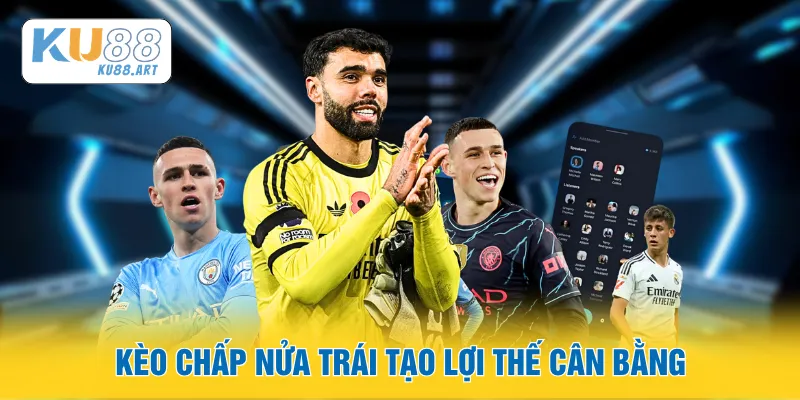 Kèo Chấp Nửa Trái - Bí Quyết Thắng Lớn Cùng Nhà Cái KU88 1 Kèo chấp nửa trái tạo lợi thế cân bằng
